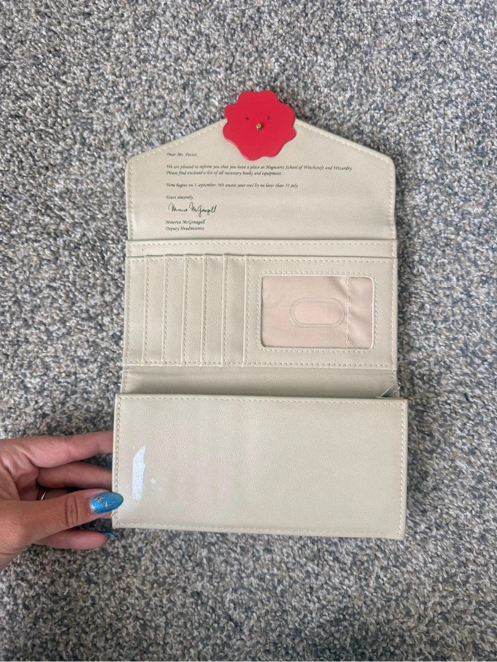 Loungefly Harry Potter Envelope Wallet with Red Seal